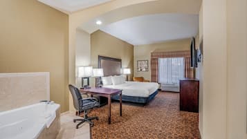 Premium bedding, pillowtop beds, desk, blackout drapes
