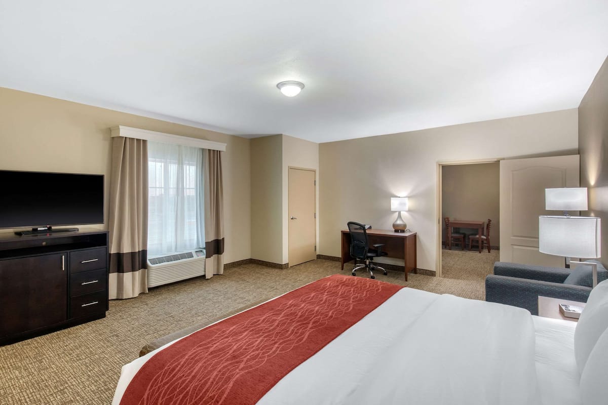 premium bedding, desk, iron/ironing board, free cots/infant beds