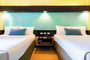 Room, 2 Queen Beds, Non Smoking | Premium bedding, desk, blackout drapes, free WiFi - Microtel Inn by Wyndham Cabanatuan (Cabanatuan)