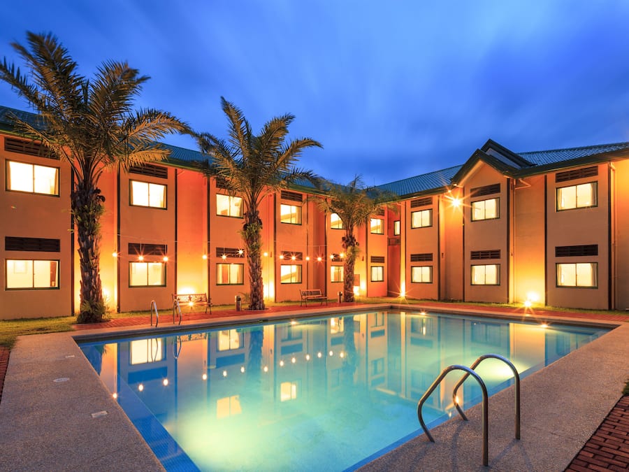 Seasonal outdoor pool