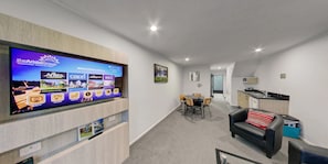 43-inch flat-screen TV with digital channels, TV - Arista of Rotorua (Rotorua)