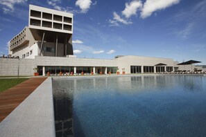 Indoor pool, seasonal outdoor pool, sun loungers