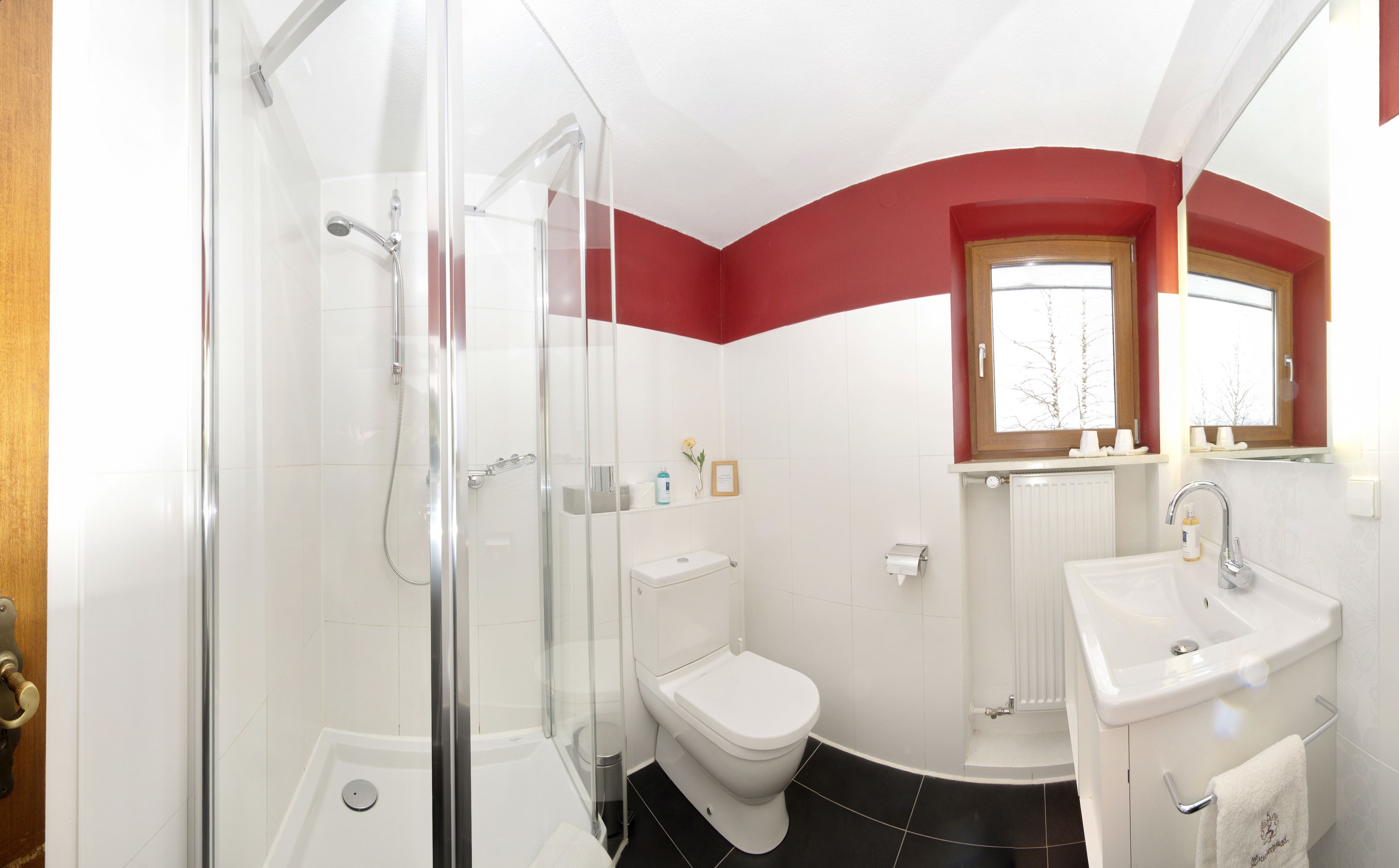 standard double room (theme) | bathroom | free toiletries, hair dryer, towels