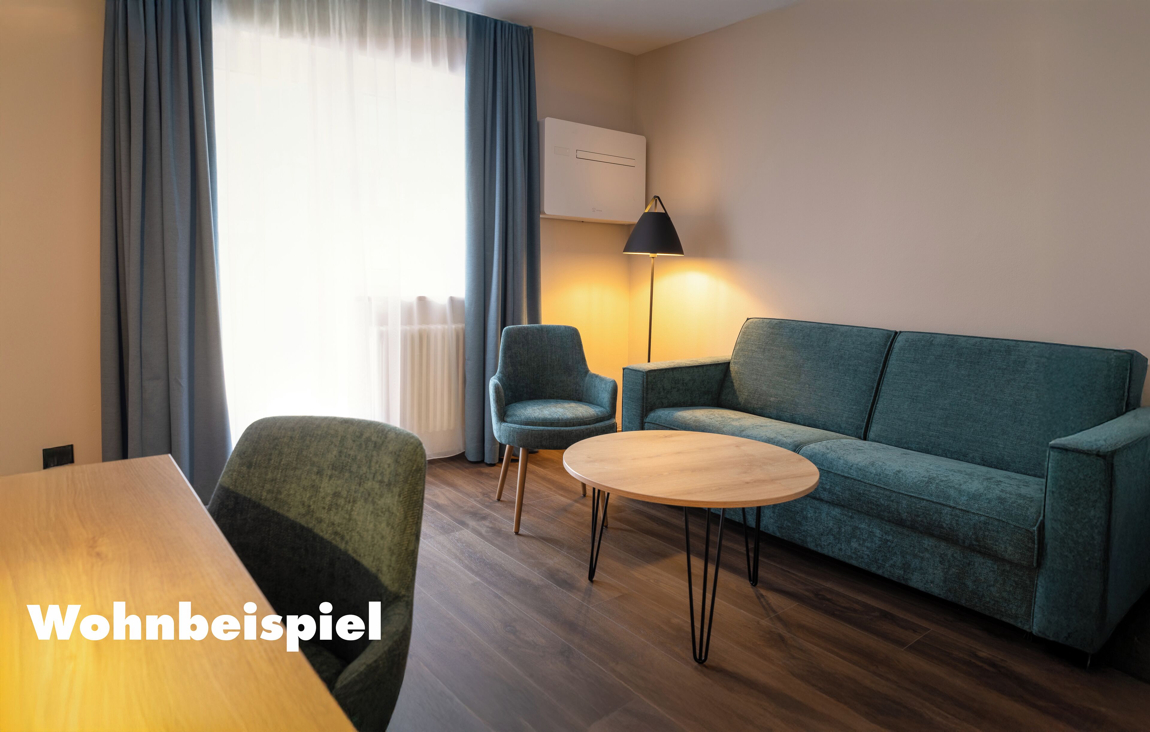 suite in the guest house | living area | 32-inch flat-screen tv with cable channels, tv