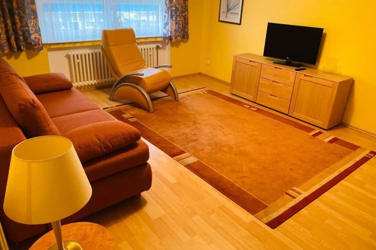 apartment | living area | flat-screen tv