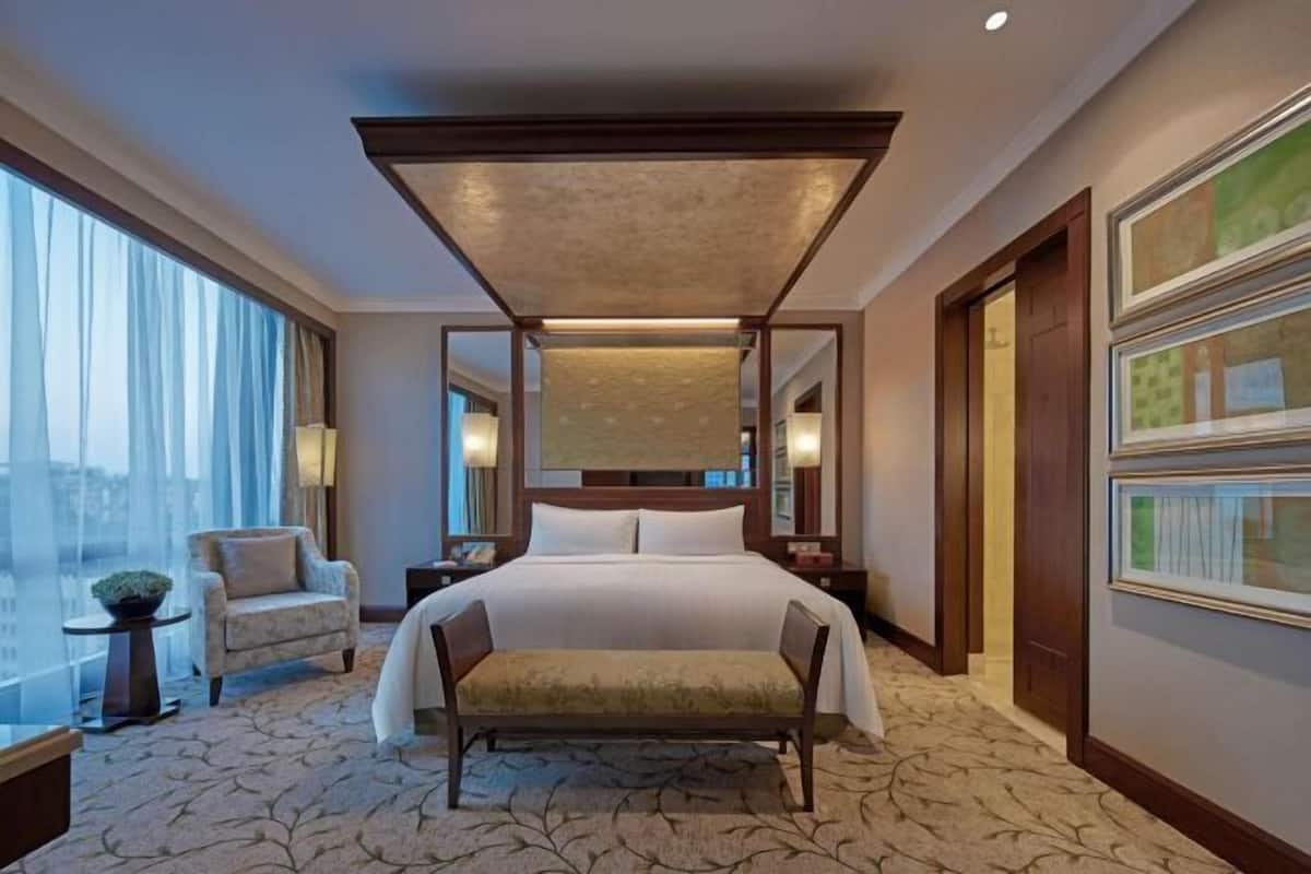 Ropa de cama de alta calidad y minibar