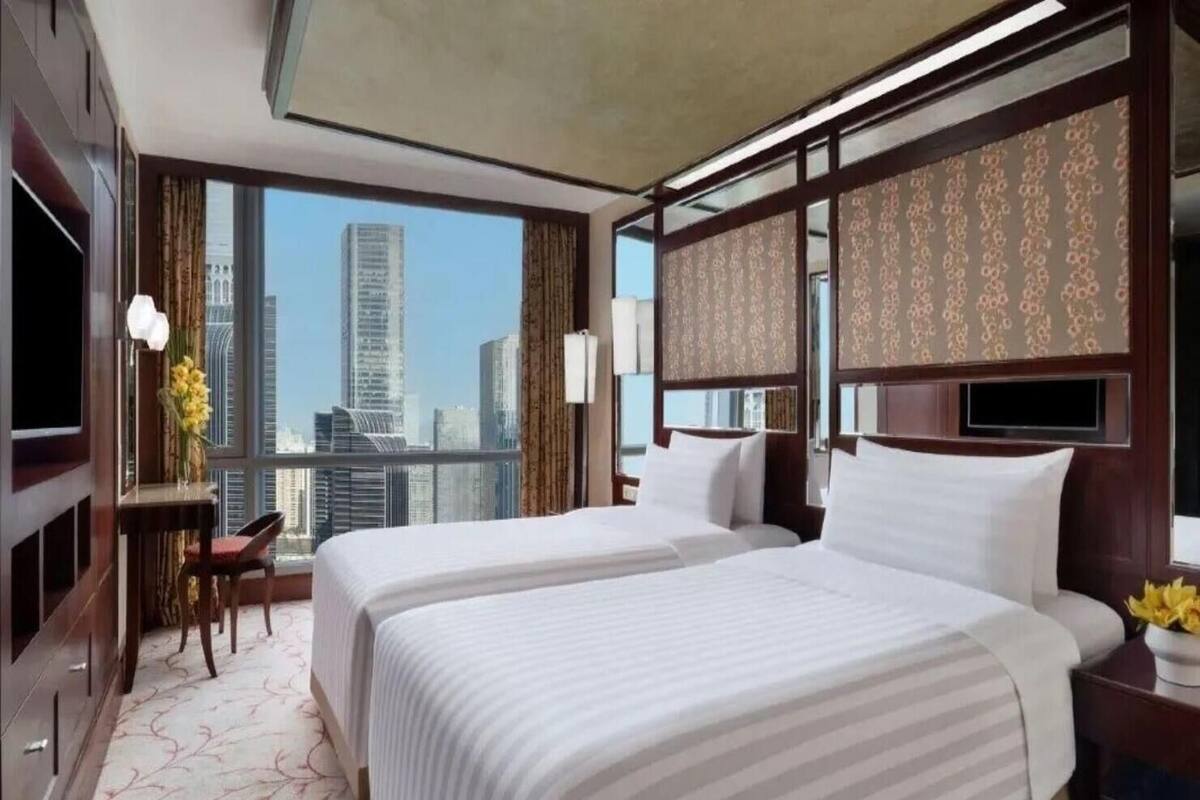 Ropa de cama de alta calidad y minibar
