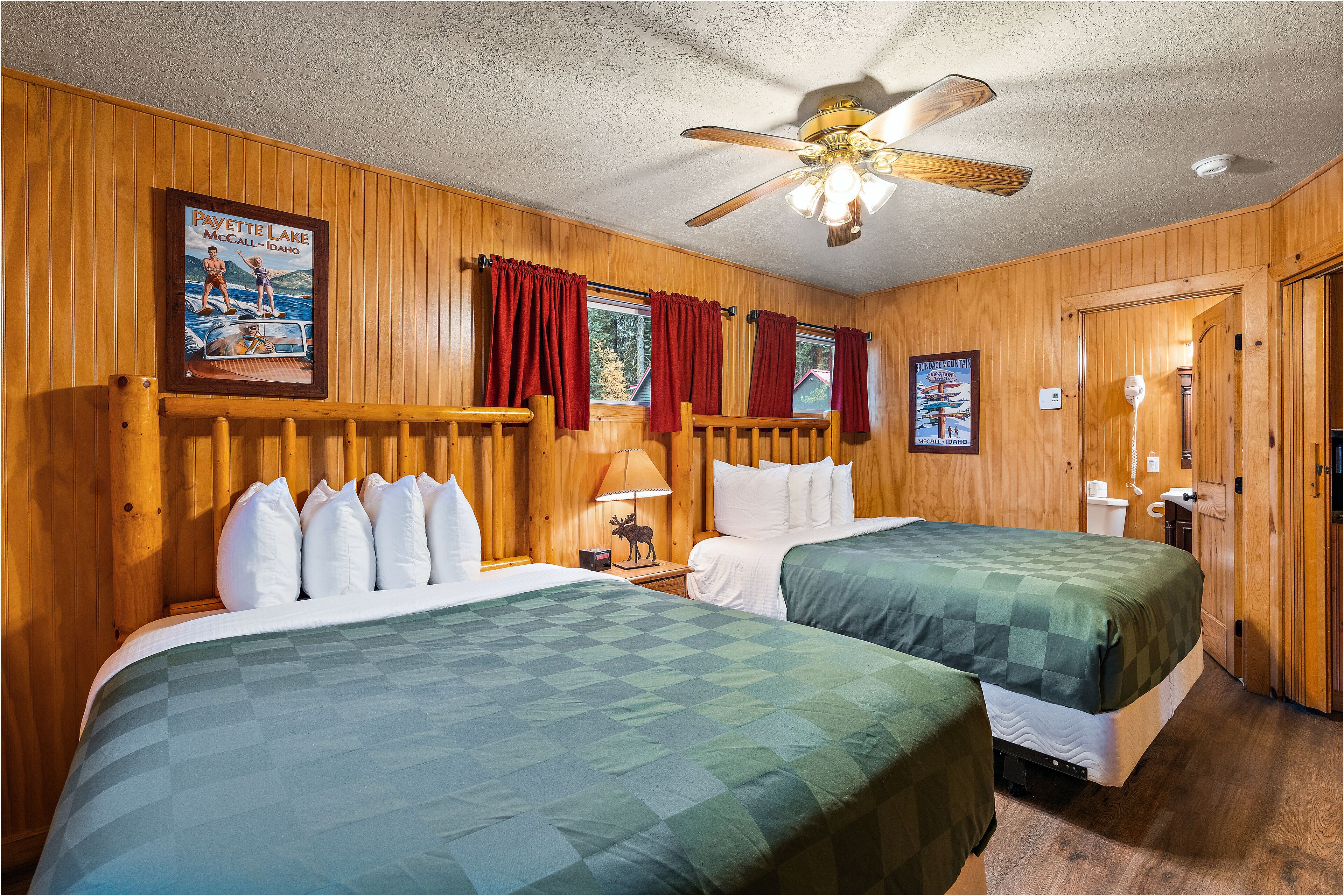 Tamarack trout bungalow | Individually decorated, individually furnished, blackout curtains