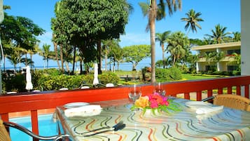 Tägliches nach Wunsch zubereitetes Frühstück (39 FJD pro Person)