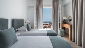Classic Double Room, Balcony (Village View) | Minibar, in-room safe, WiFi (free), bed sheets - Atlantis (Santorini)