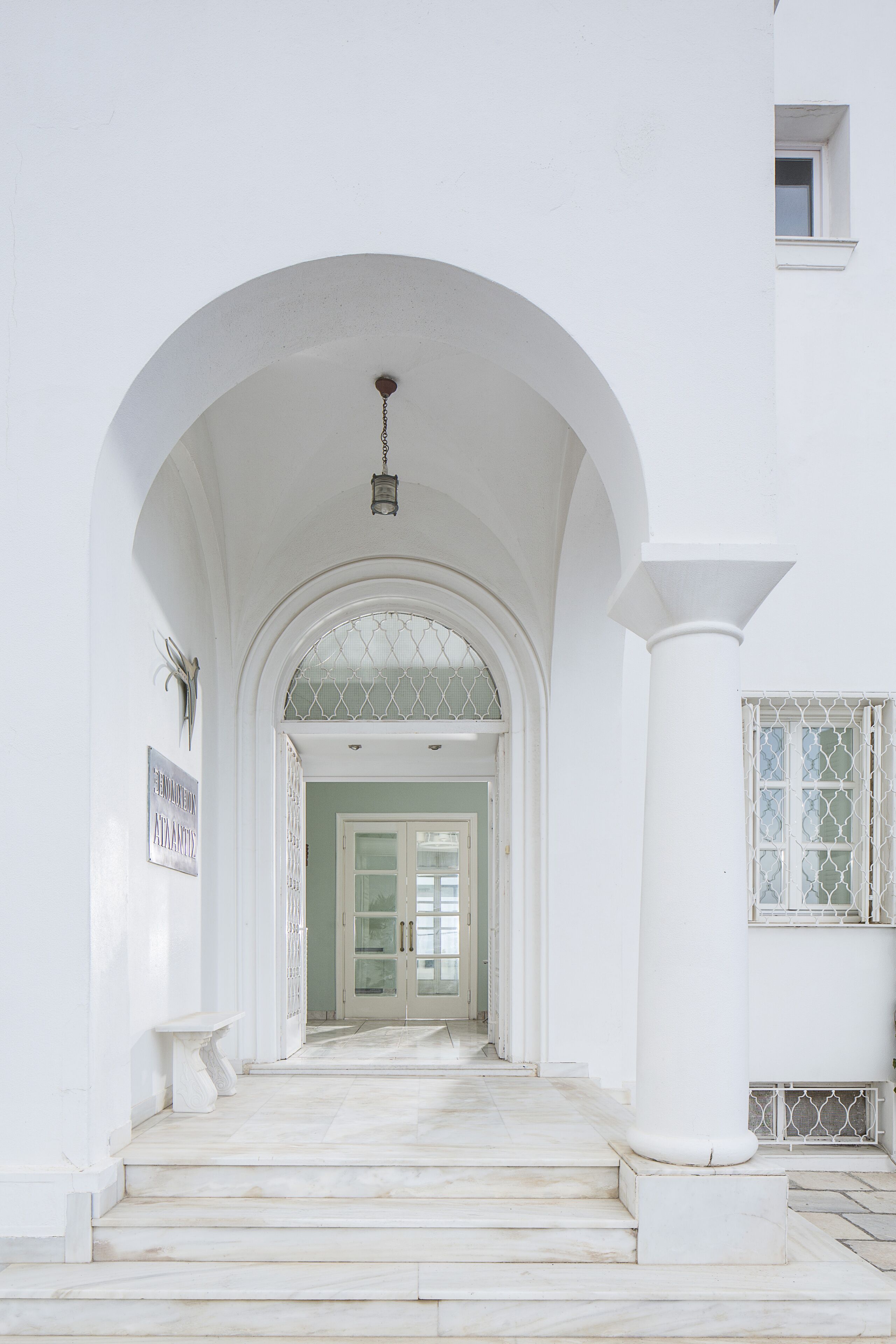Entrée de l’hébergement