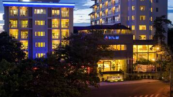 Front of property – evening/night