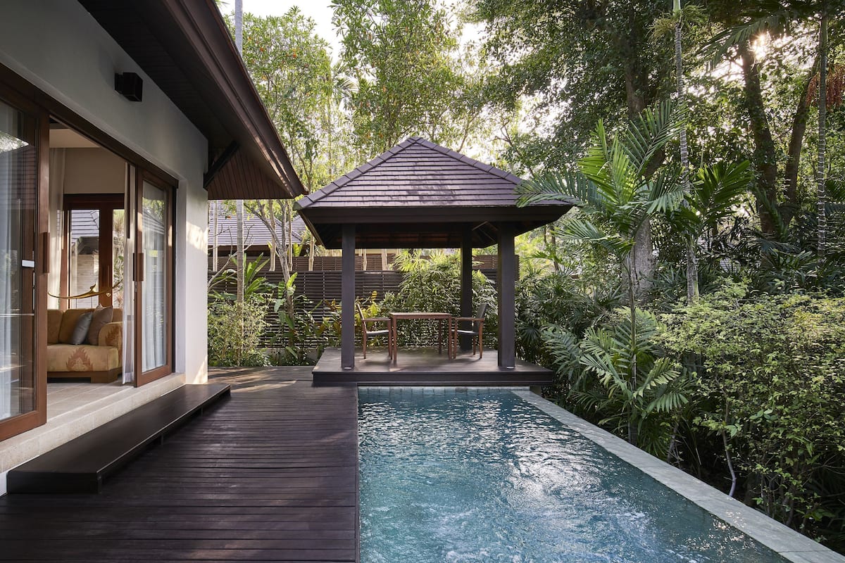 villa, private pool | terrace/patio