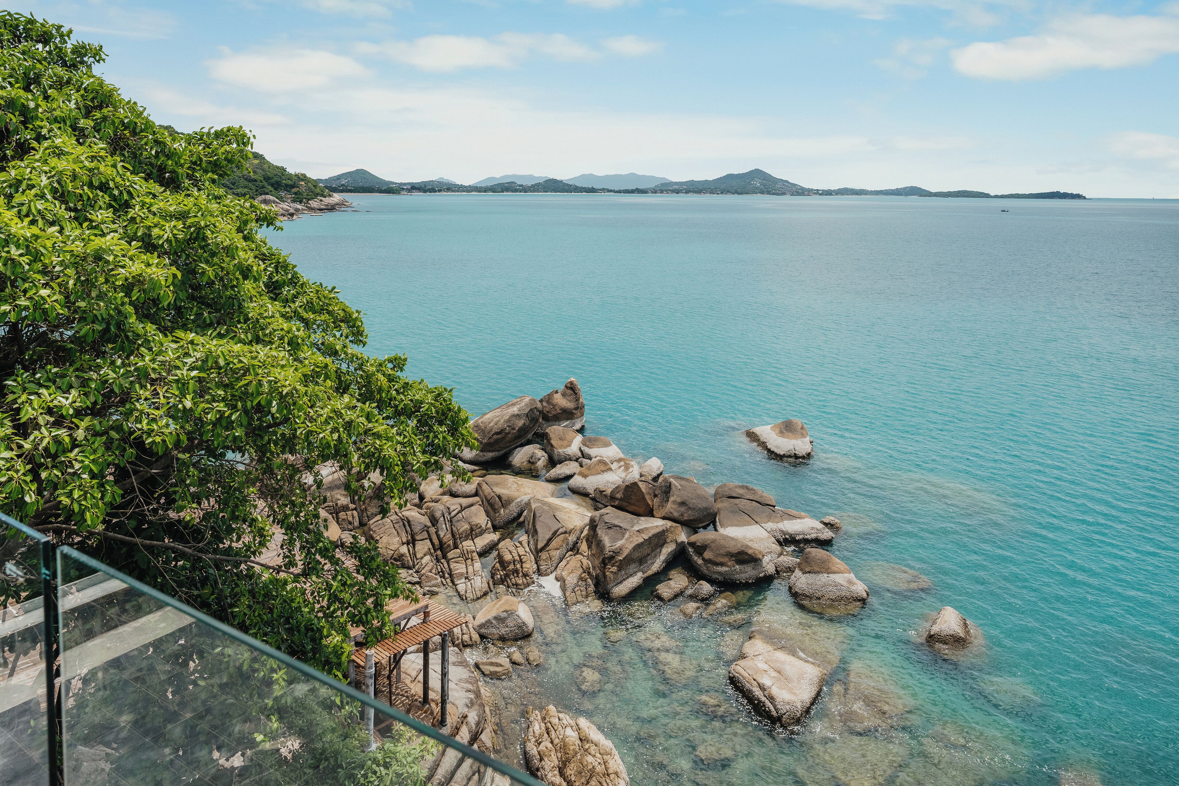 deluxe pool villa | aerial view