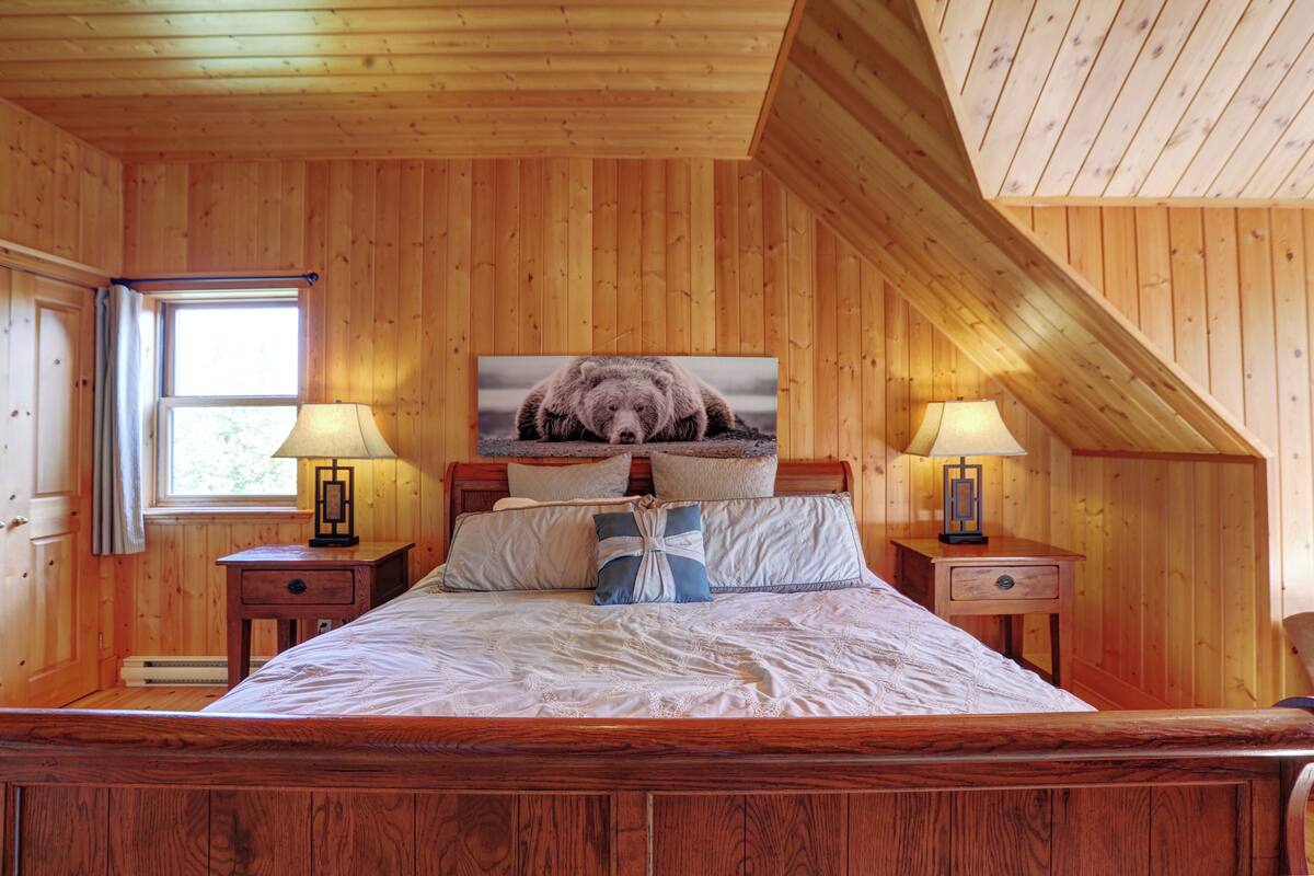 3 Schlafzimmer, hochwertige Bettwaren, individuell dekoriert