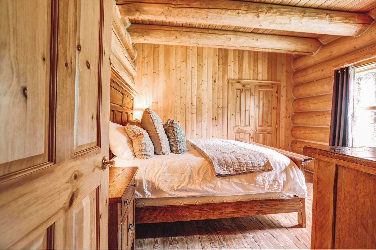 Familienchalet, 3 Schlafzimmer (Bear) | 3 Schlafzimmer, hochwertige Bettwaren, individuell dekoriert