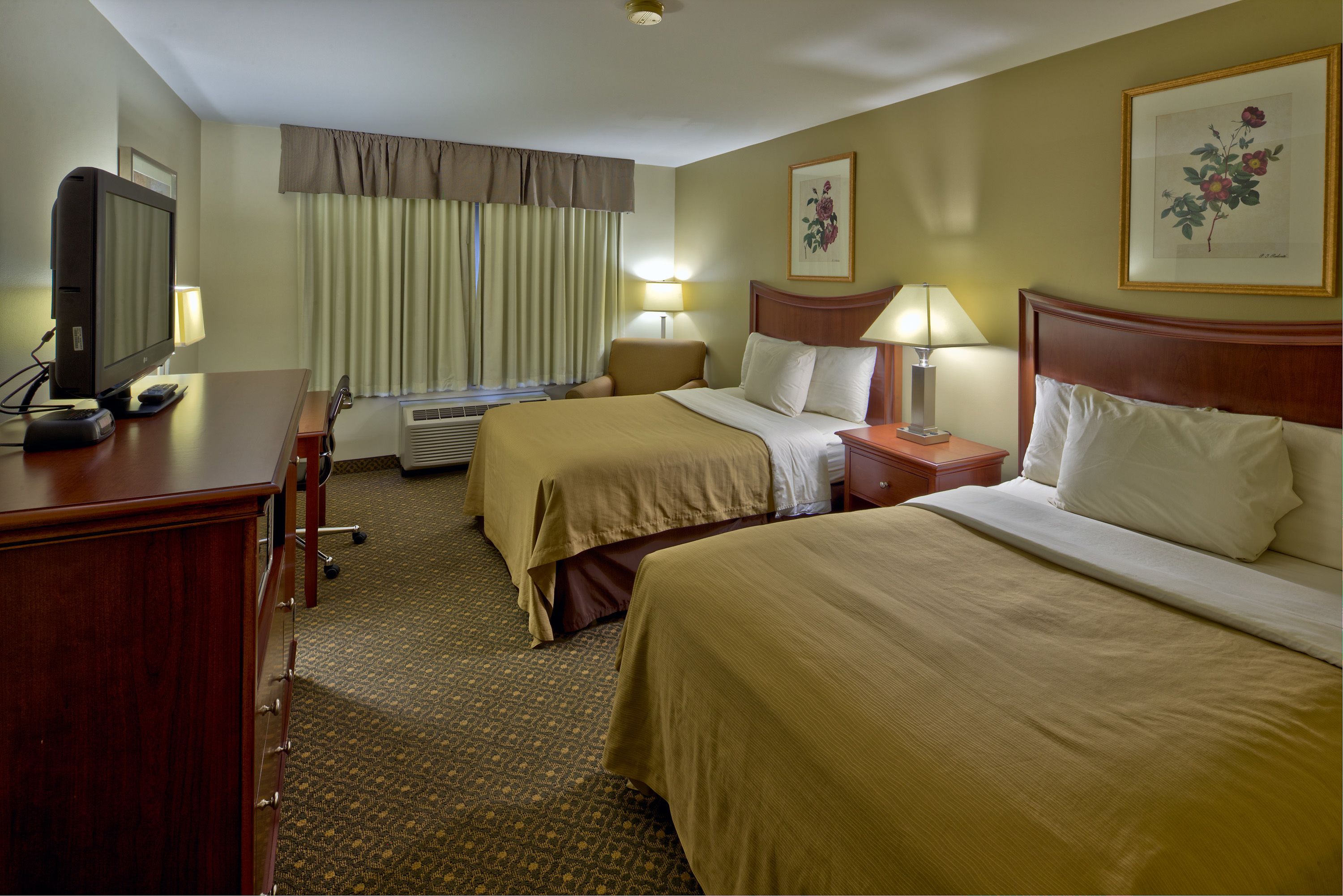 standard double room, 2 double beds | blackout curtains, iron/ironing board, free wifi, bed sheets