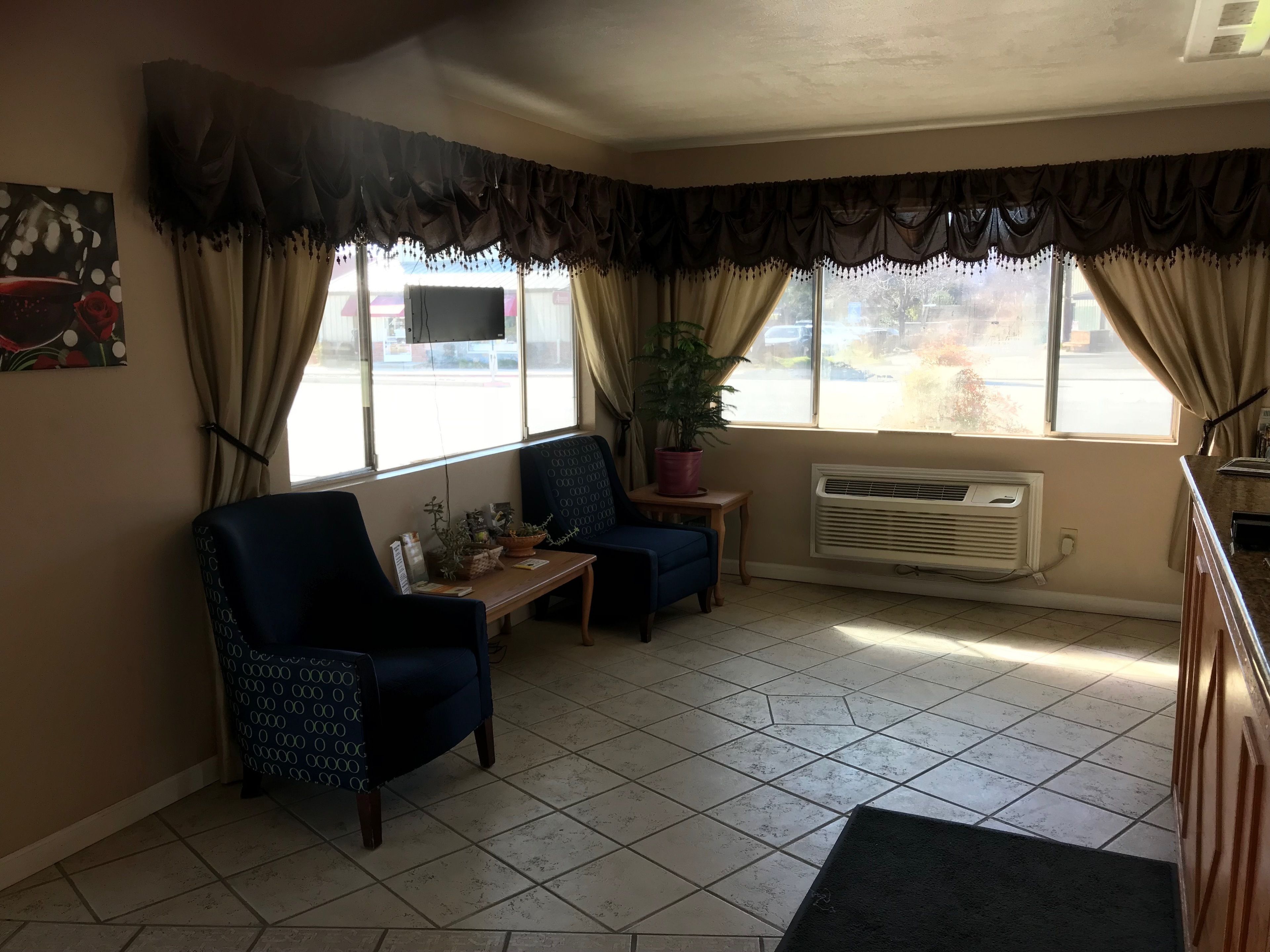 Lobby sitting area