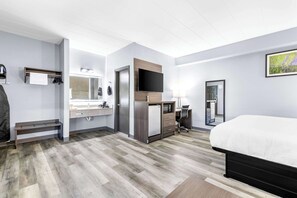 Chambre Standard, 1 très grand lit, non-fumeurs | Bureau, fer et planche à repasser, Wi-Fi gratuit, réveils