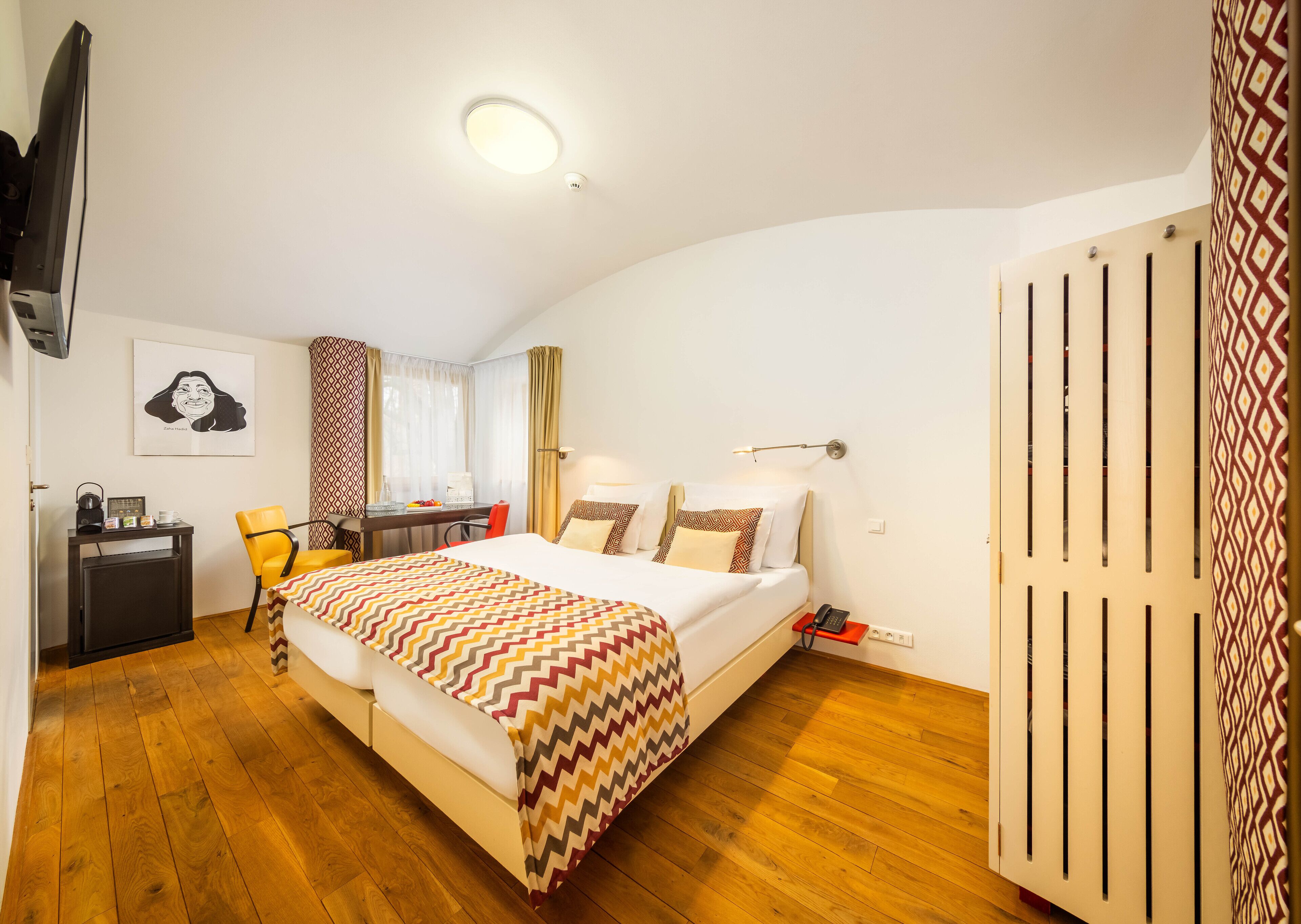 deluxe double room | 1 bedroom, select comfort beds, minibar, in-room safe