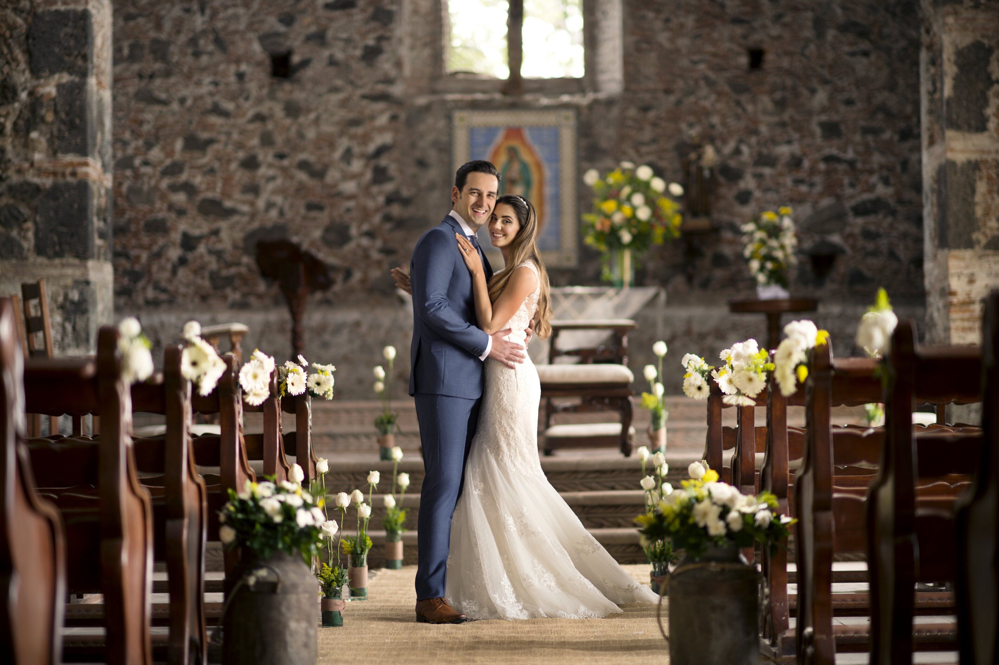 outdoor wedding area