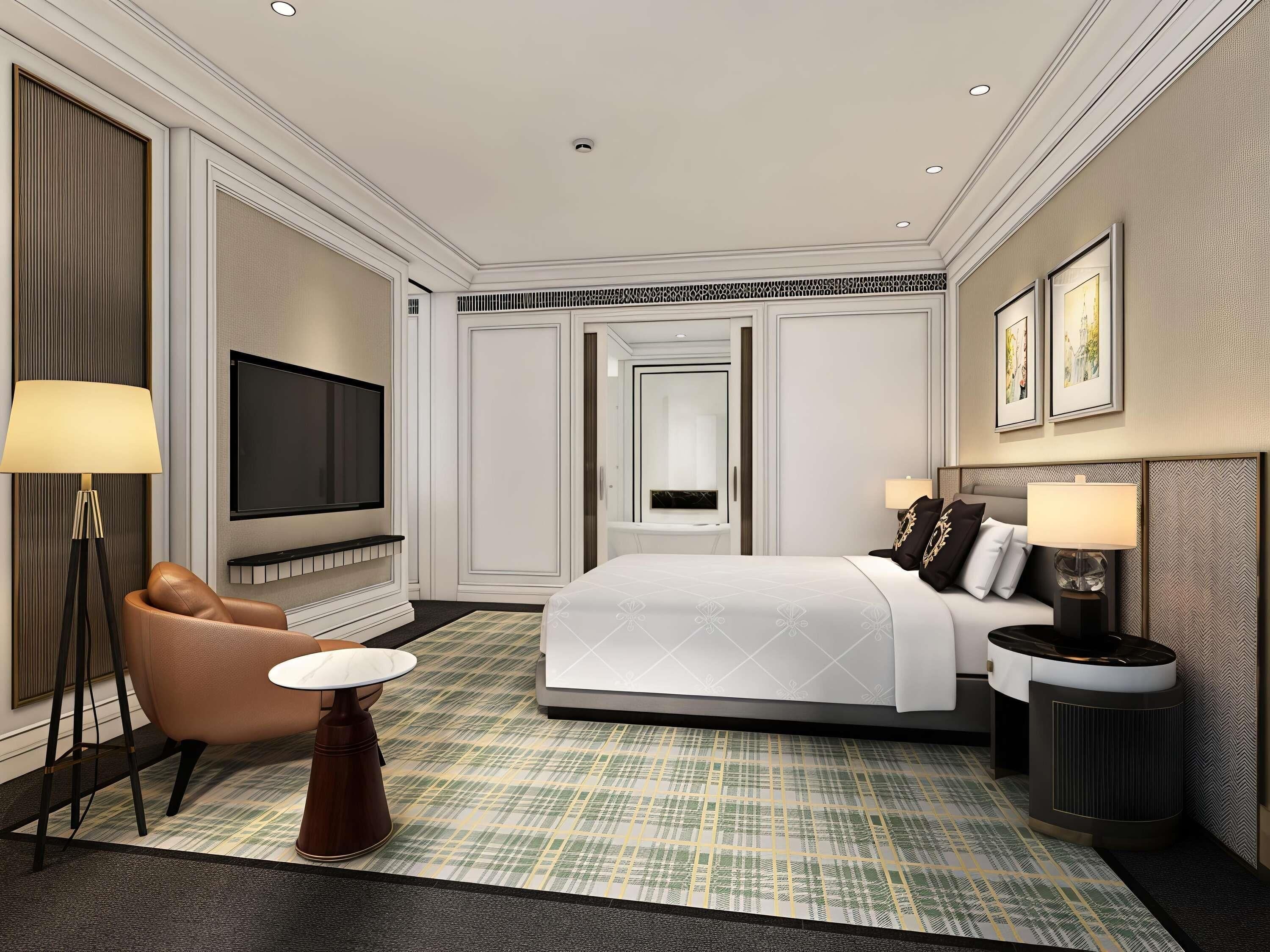 Premium bedding, down comforters, minibar, in-room safe