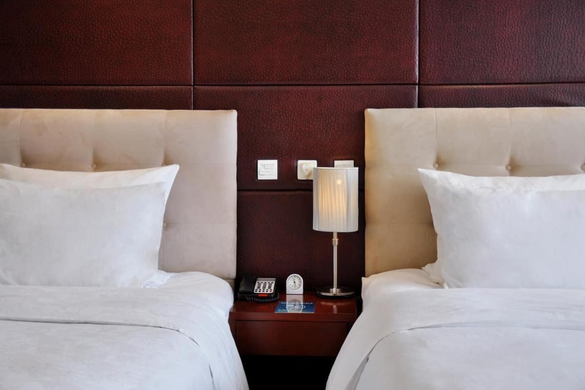 Ropa de cama de alta calidad, edredón y minibar