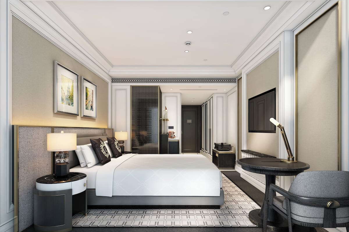 Ropa de cama de alta calidad, edredón y minibar