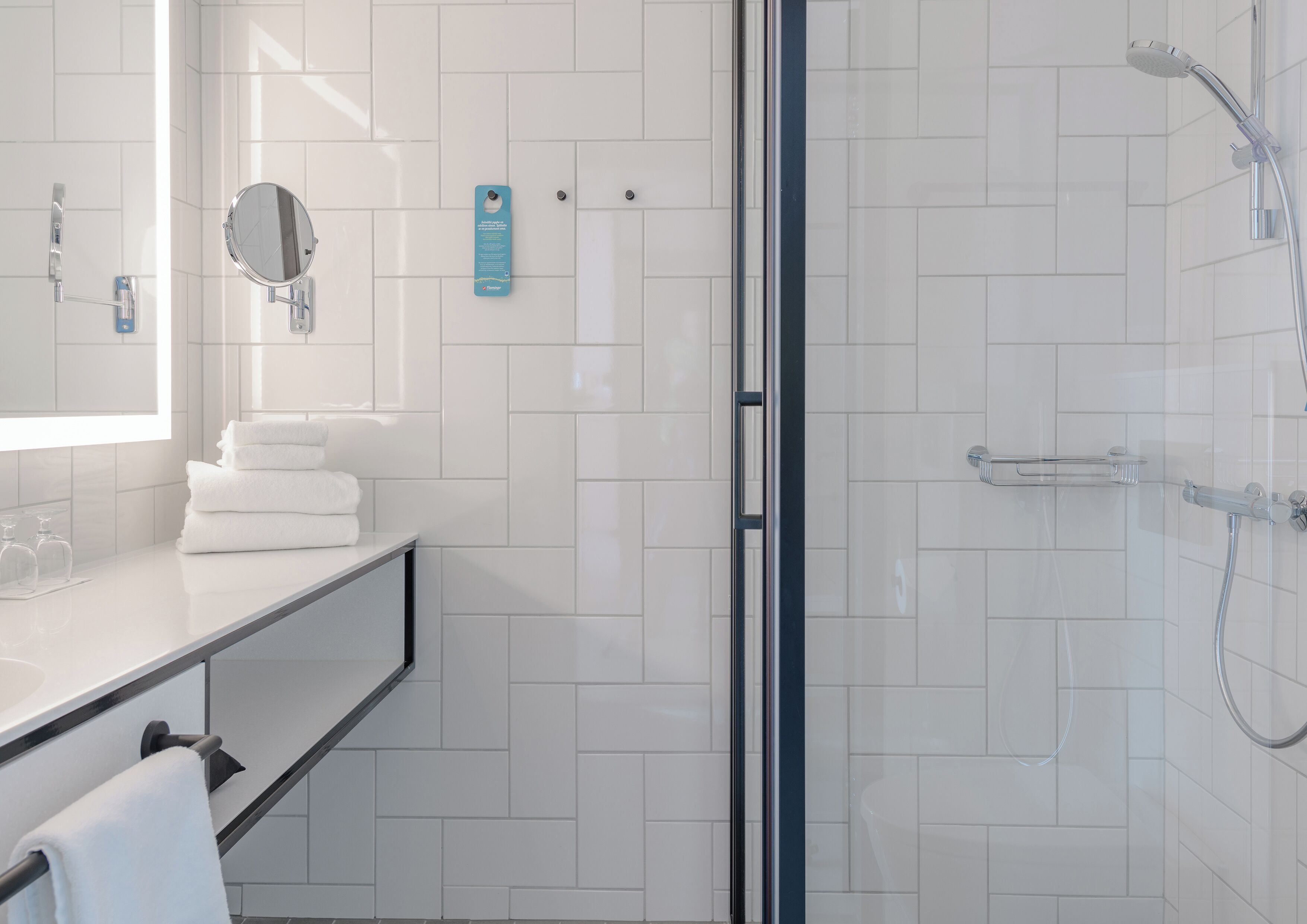 free toiletries, hair dryer, bidet, towels