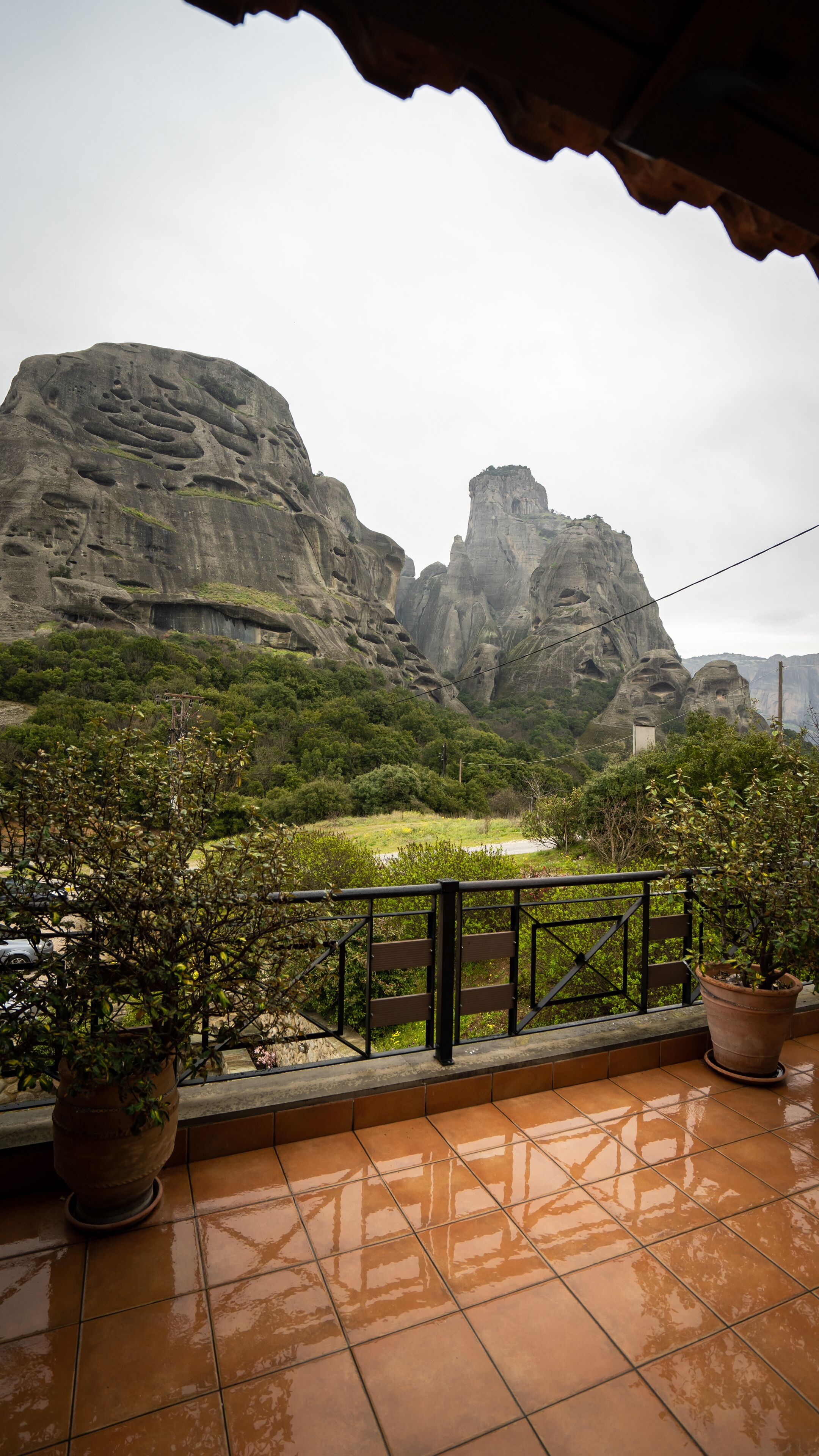 double or twin room (meteora view) | view from room