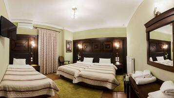 Triple Room, Forest and Mountain View | Premium bedding, in-room safe, desk, iron/ironing board (on request)