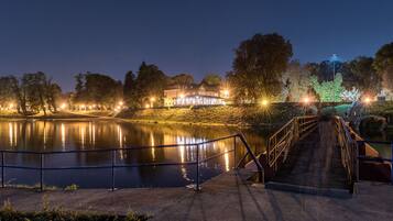 Front of property - evening/night