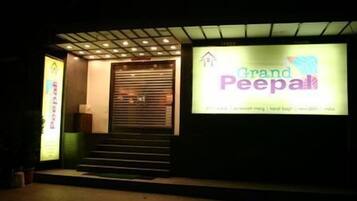 Majoituspaikan sisäänkäynti