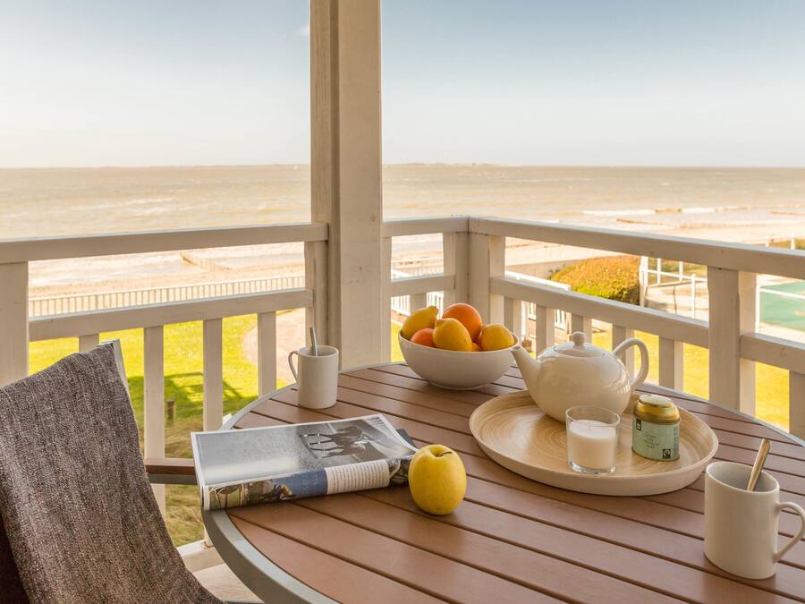 Studio 4 people - 1 sleeping alcove - Sea view | Balcony view