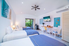 Family Room Deluxe | 高級寢具、羽絨被、記憶棉床墊、房內夾萬