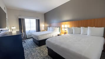 In-room safe, desk, blackout curtains, soundproofing