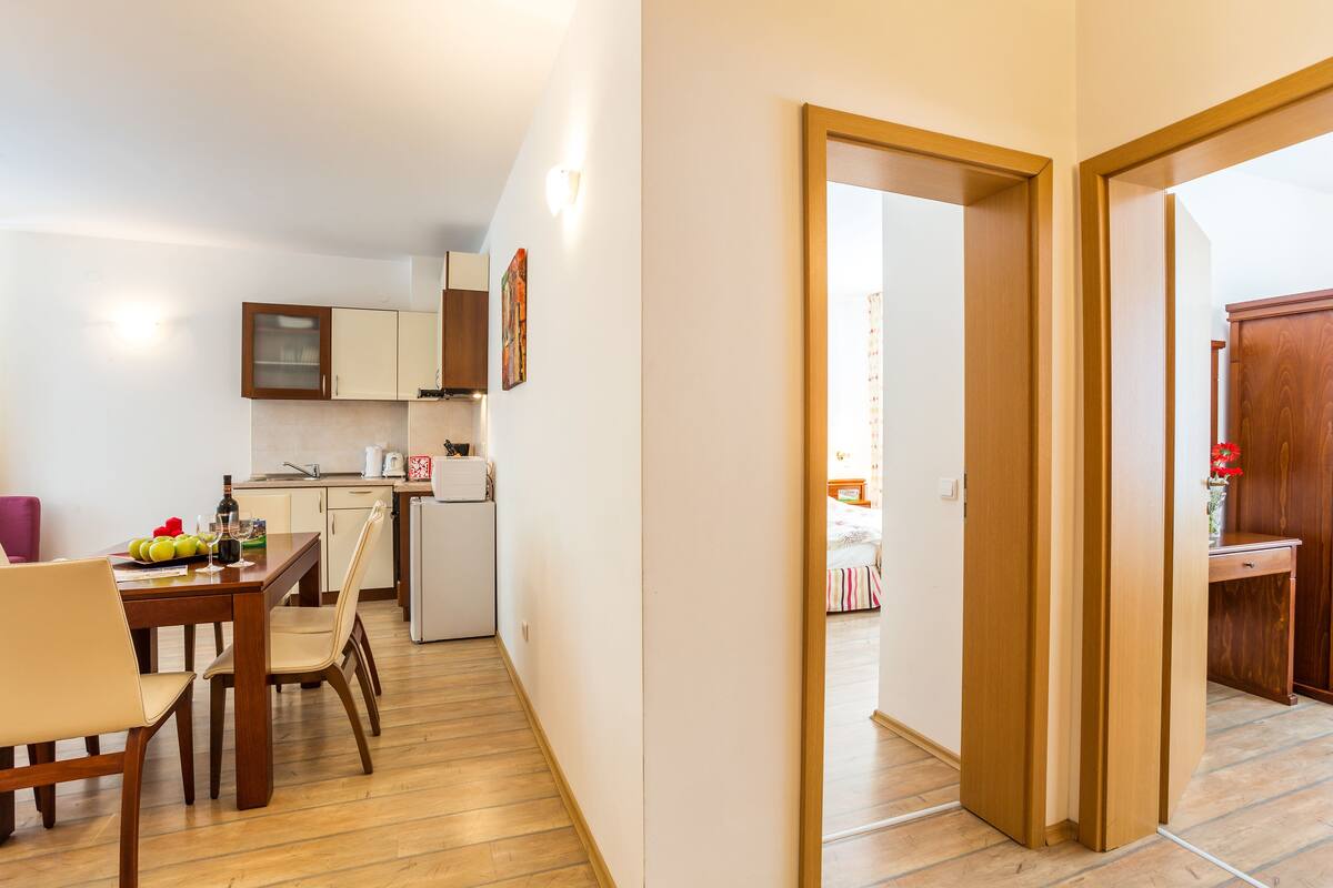 스탠다드 아파트, 침실 2개 | 객실 내 금고, 방음 설비, 다리미/다리미판, 무료 WiFi