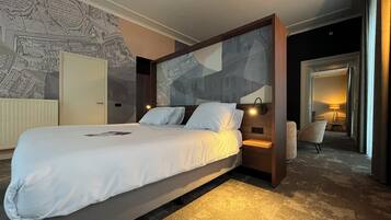 Suite, sauna | Een bureau, een strijkplank/strijkijzer, gratis wifi, beddengoed