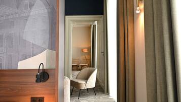 Suite, sauna | Een bureau, een strijkplank/strijkijzer, gratis wifi, beddengoed