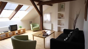 Living area - Downtown Residence (Prague)