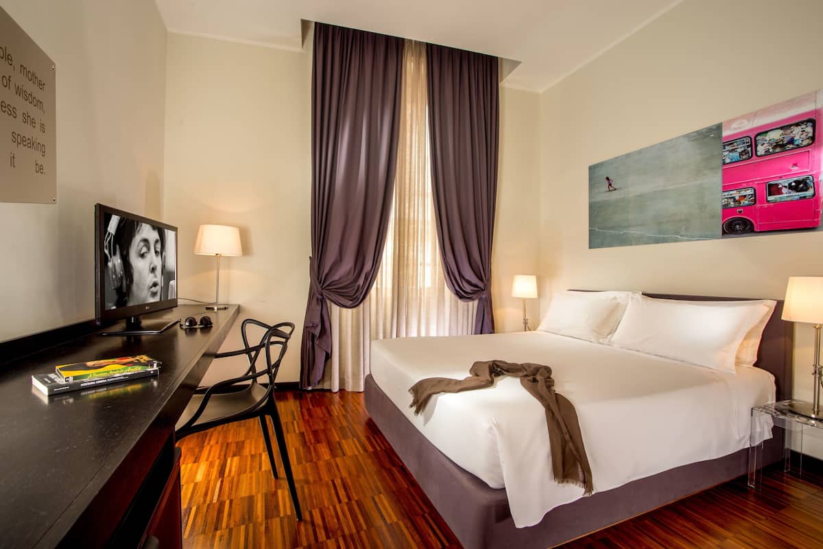 Hypo-allergenic bedding available, minibar (some free items)