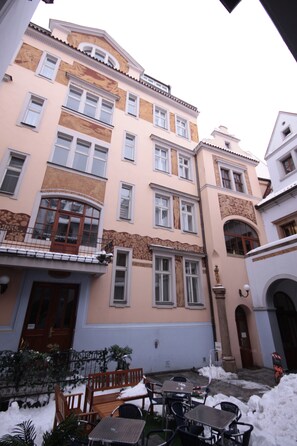 Fassade der Unterkunft