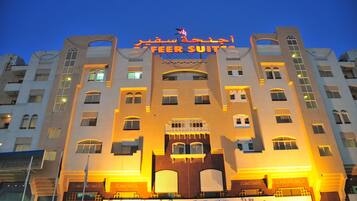 Front of property – evening/night