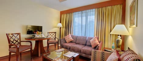 32-inch LED TV with digital channels, TV, fireplace