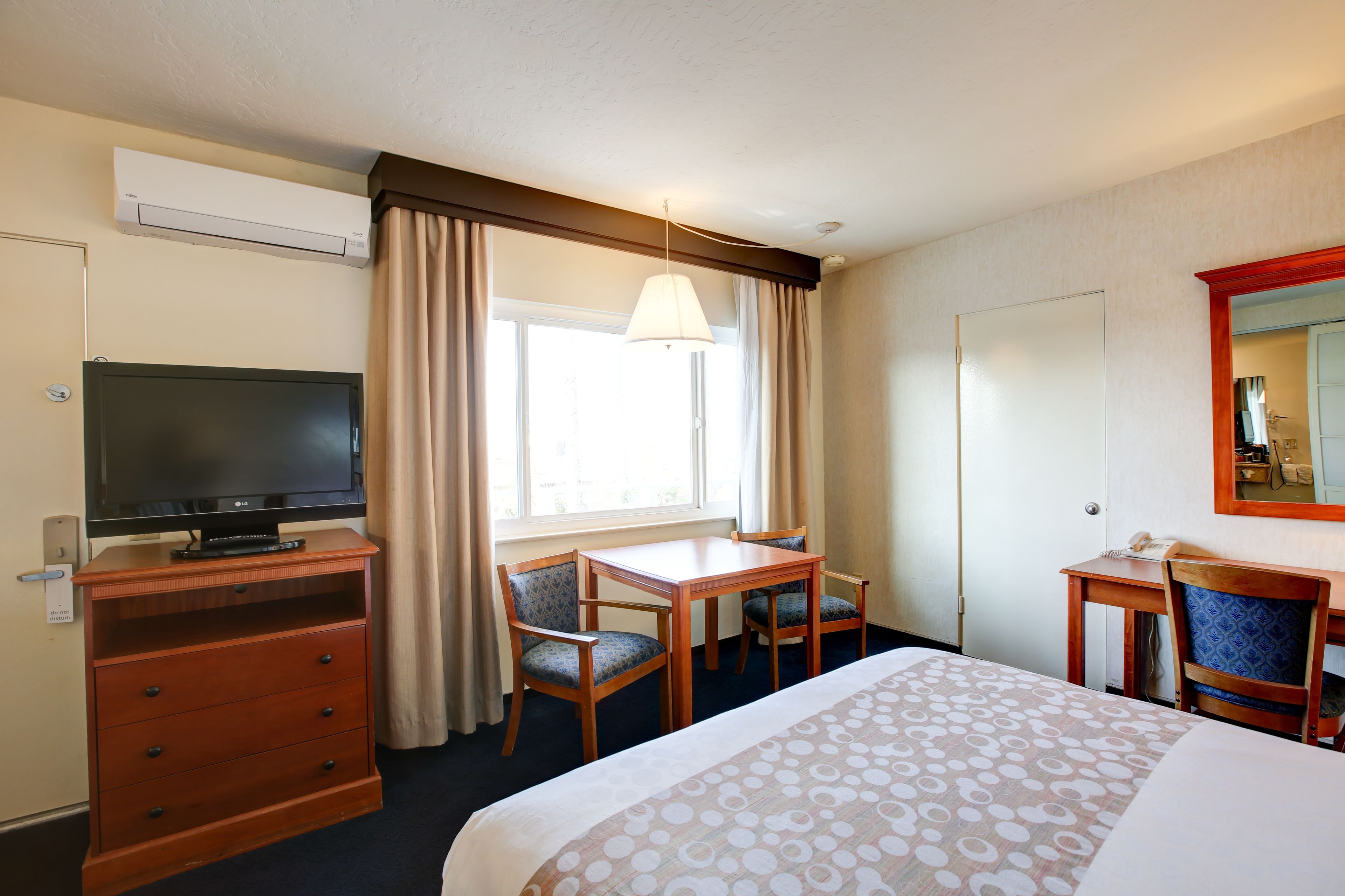 superior room | premium bedding, blackout curtains, soundproofing, iron/ironing board