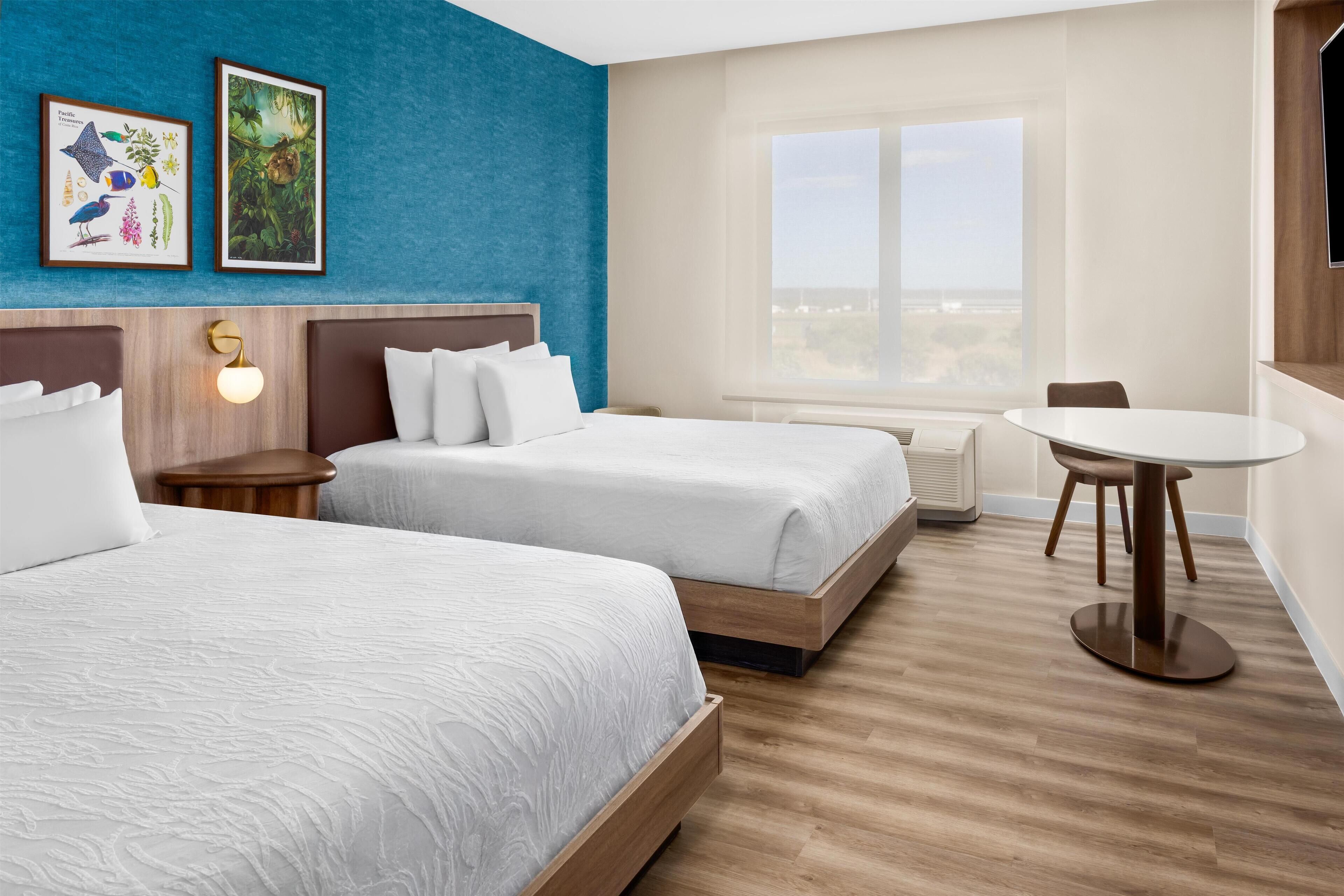 Deluxe Room, 2 Double Beds | Hypo-allergenic bedding, in-room safe, desk, iron/ironing board