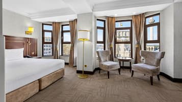 Premium bedding, minibar, in-room safe, desk