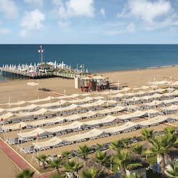 Private beach, sun-loungers, beach umbrellas, waterskiing