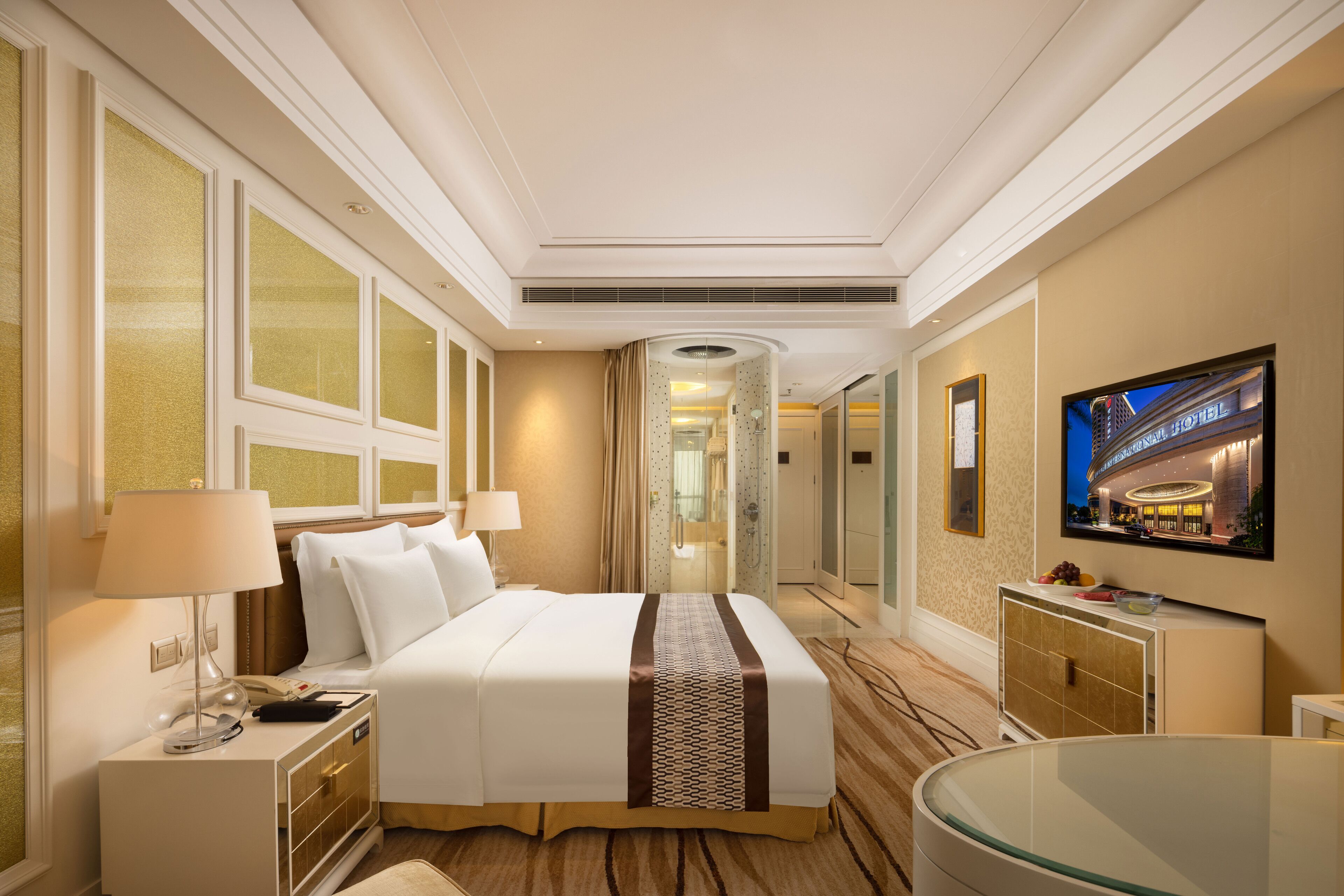 Habitación doble ejecutiva | Ropa de cama de alta calidad, edredón y camas con efecto memoria 