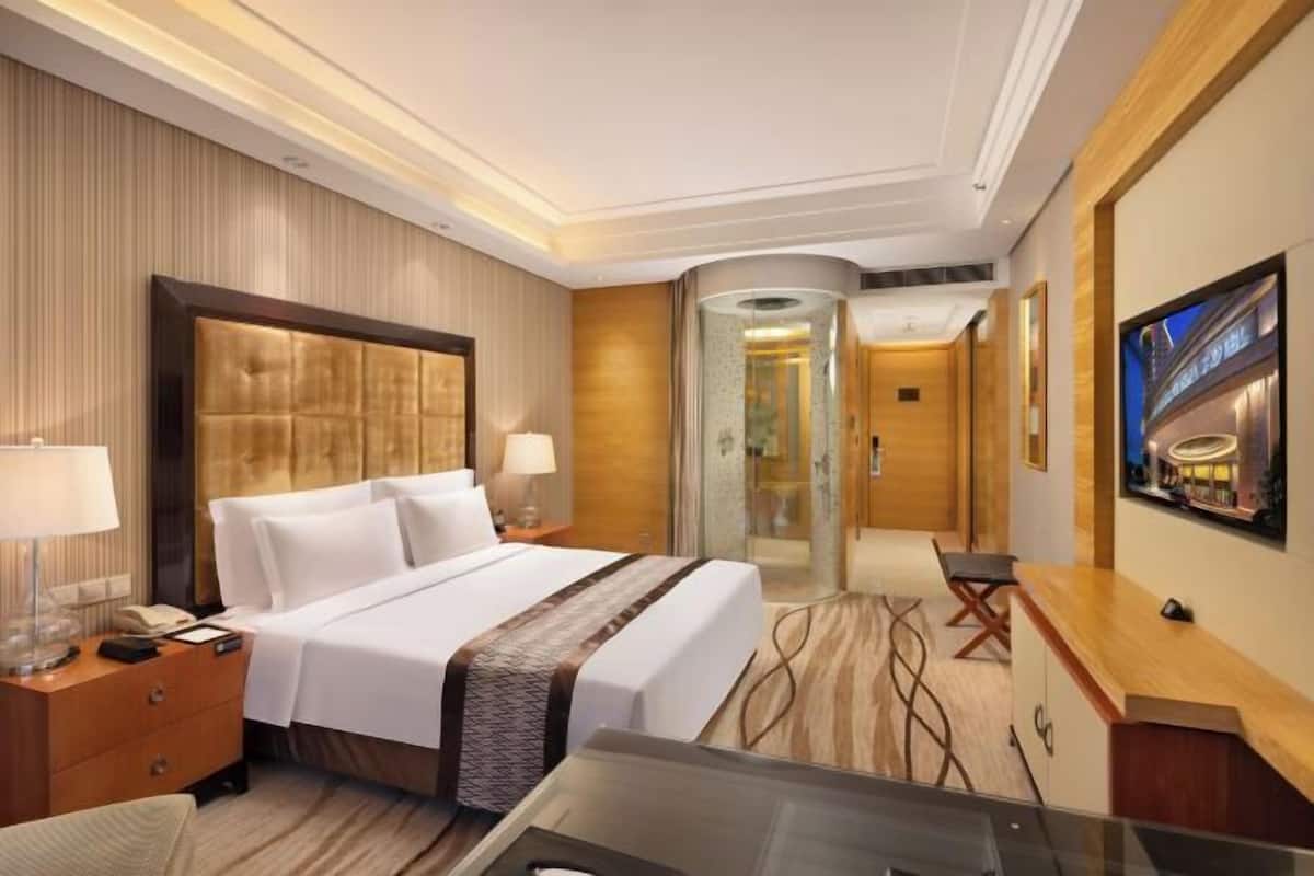 Premium bedding, down duvets, memory-foam beds, minibar